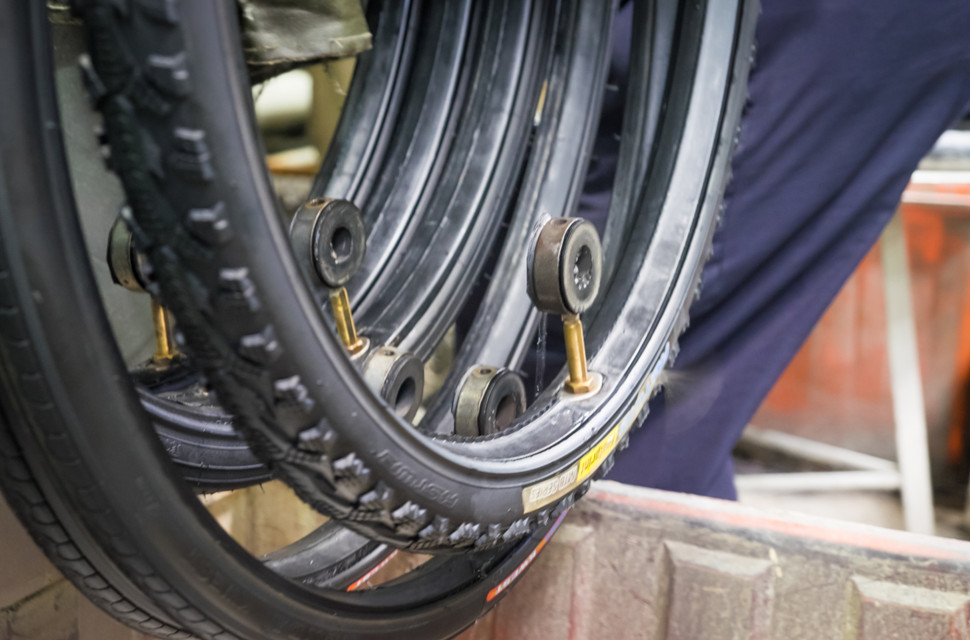 Bicycle tyres store and tubes